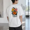 "오늘도 수고했어 Blooms" Heavyweight Unisex Crewneck T-shirt | Gildan 5000