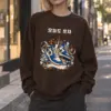 "오늘도 웃자 Sneakers" Heavy Blend Unisex Crewneck Sweatshirt | Gildan 18000