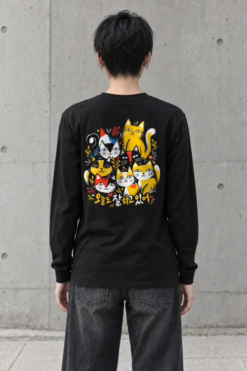 "오늘도 잘하고 있어" Unisex Longsleeve T-shirt | Gildan 2400