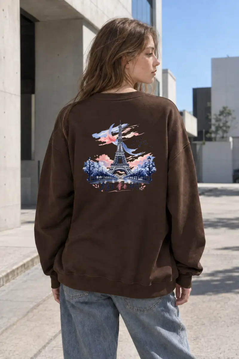 "오늘도 좋은 하루" Heavy Blend Unisex Crewneck Sweatshirt | Gildan 18000