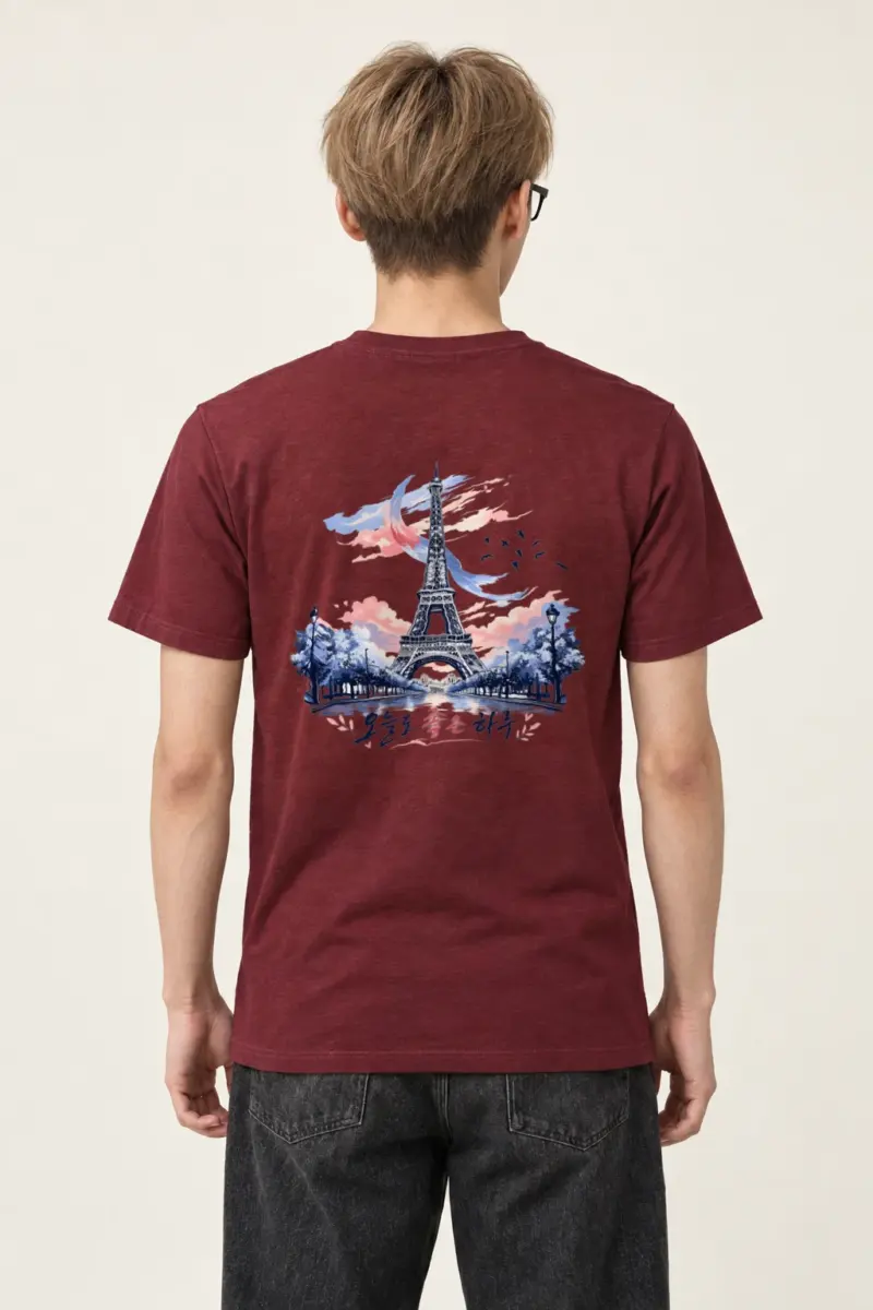 "오늘도 좋은 하루" Heavyweight Unisex Crewneck T-shirt
