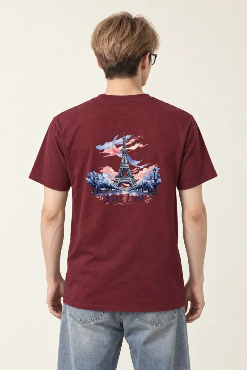 "오늘도 좋은 하루" Heavyweight Unisex Crewneck T-shirt