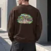 "Good Day Hanok Village" Heavy Blend Unisex Crewneck Sweatshirt | Gildan 18000