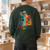 "오늘도 좋은데!" Heavy Blend Unisex Crewneck Sweatshirt | Gildan 18000