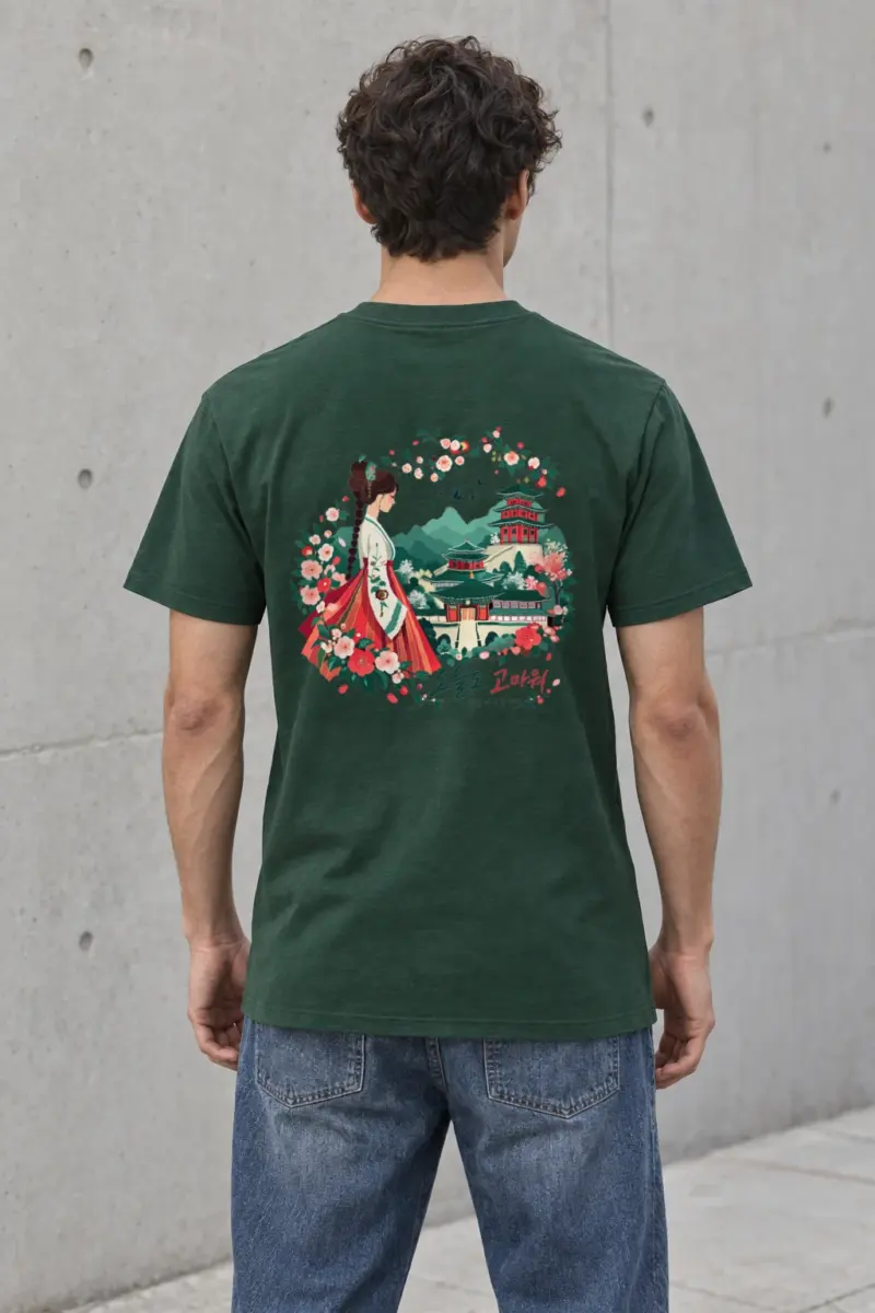 "좋은 날이 올 거야" Heavyweight Unisex Crewneck T-shirt | Gildan 5000