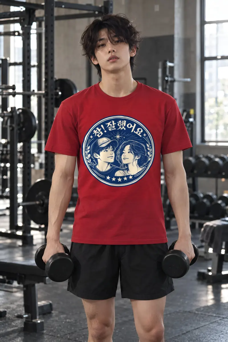 "참! 잘했어요" Heavyweight Unisex Crewneck T-shirt