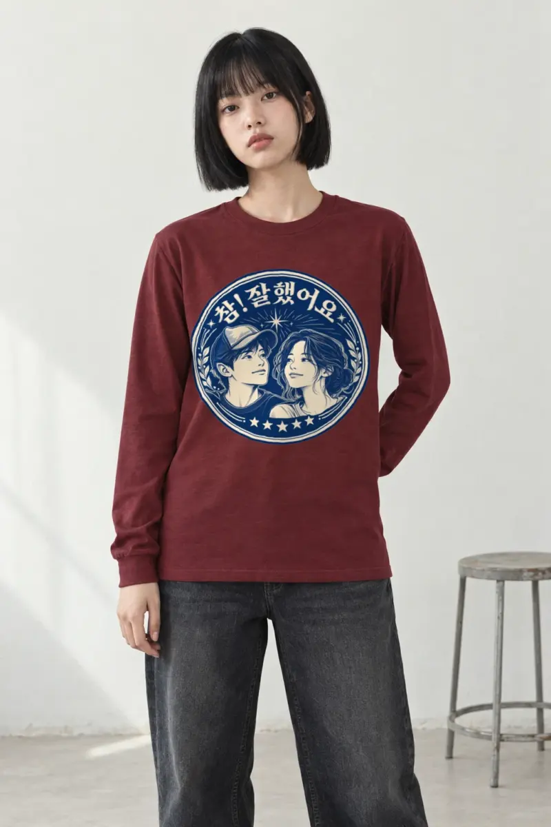 "참! 잘했어요" Unisex Longsleeve T-shirt