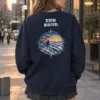 "천천히 올라가자" Heavy Blend Unisex Crewneck Sweatshirt | Gildan 18000