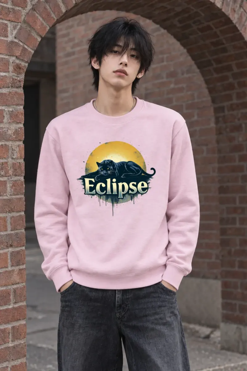 "Eclipse Panther" Heavy Blend Unisex Crewneck Sweatshirt