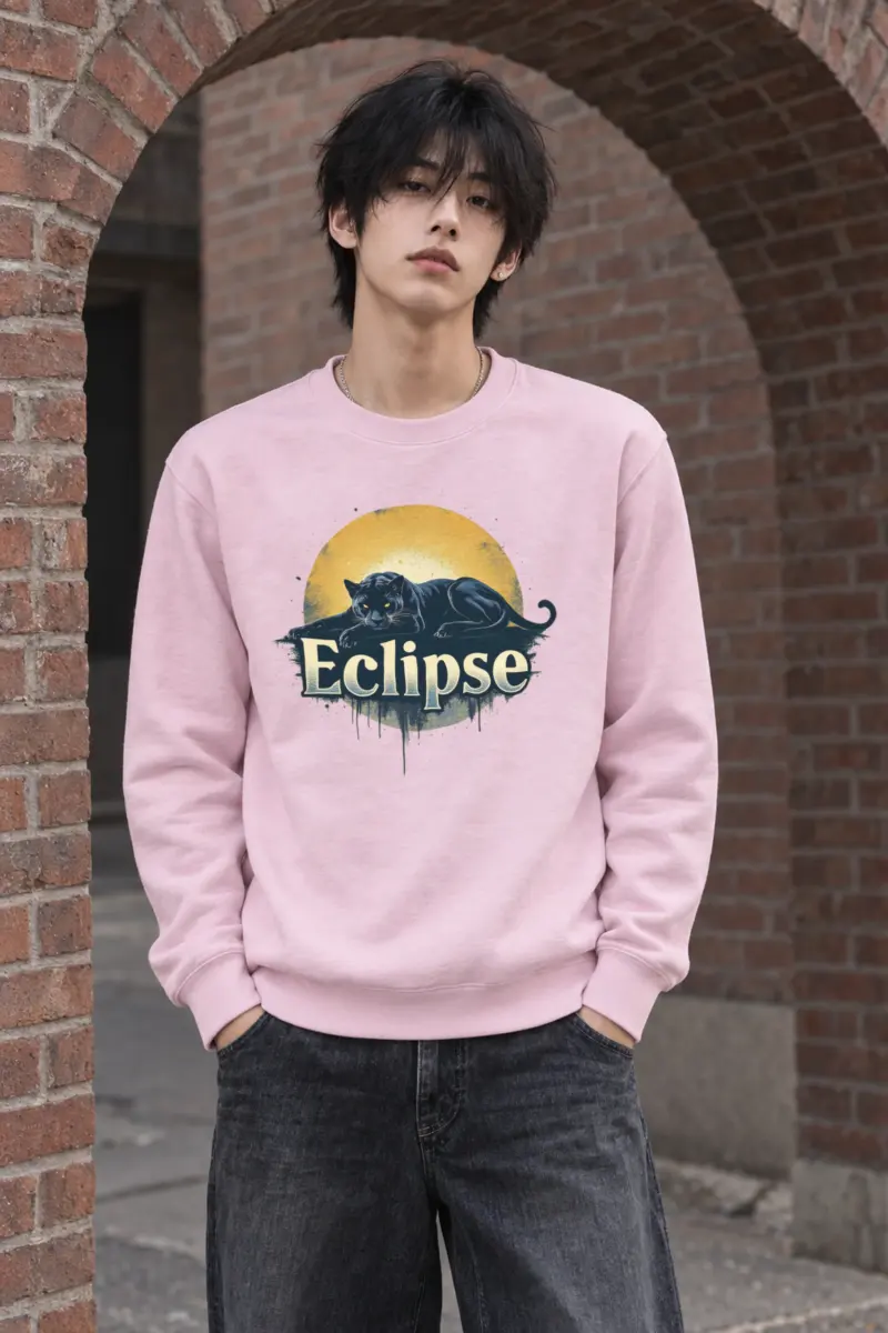 "Eclipse Panther" Heavy Blend Unisex Crewneck Sweatshirt