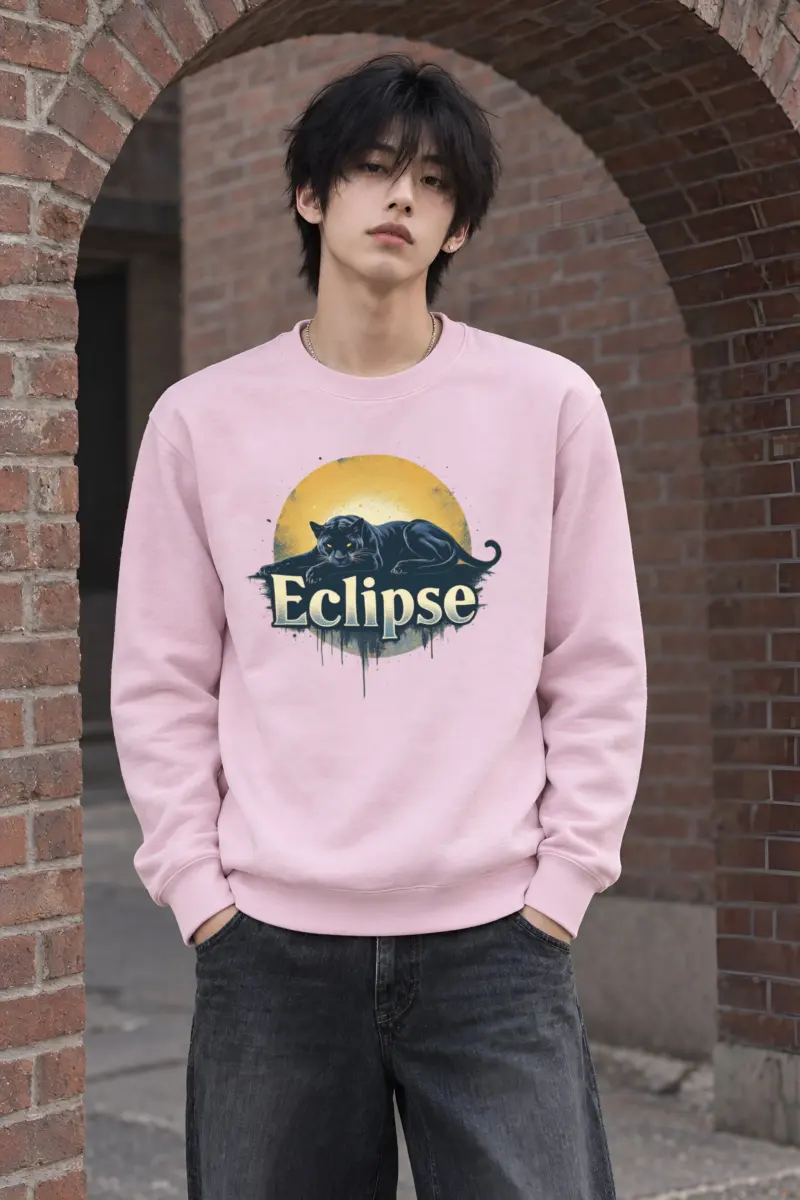 "Eclipse Panther" Heavy Blend Unisex Crewneck Sweatshirt