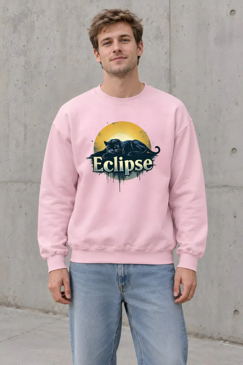 "Eclipse Panther" Heavy Blend Unisex Crewneck Sweatshirt