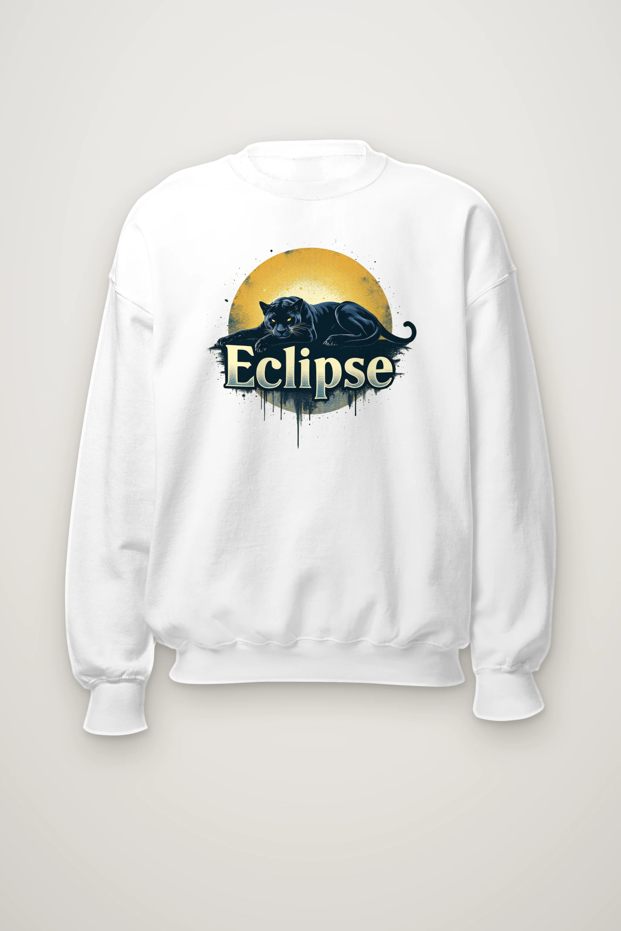 "Eclipse Panther" Heavy Blend Unisex Crewneck Sweatshirt