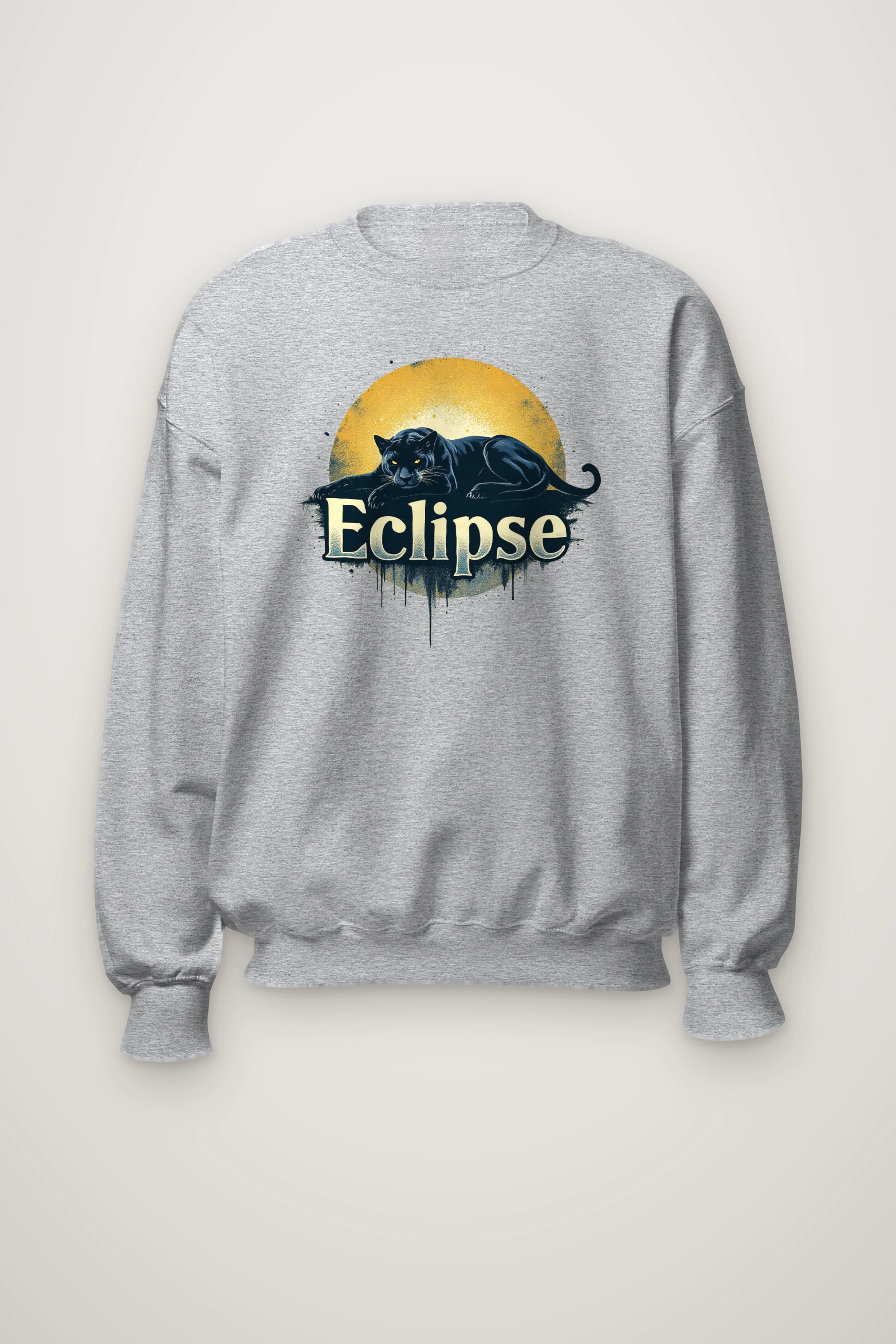 "Eclipse Panther" Heavy Blend Unisex Crewneck Sweatshirt
