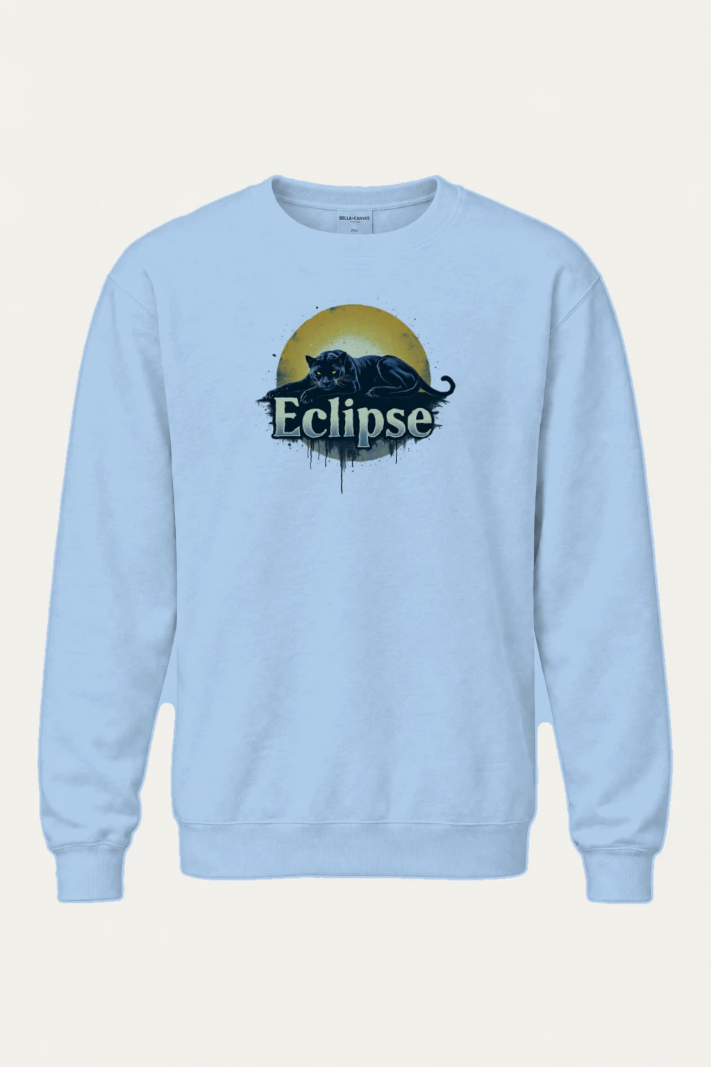 "Eclipse Panther" Heavy Blend Unisex Crewneck Sweatshirt | Gildan 18000