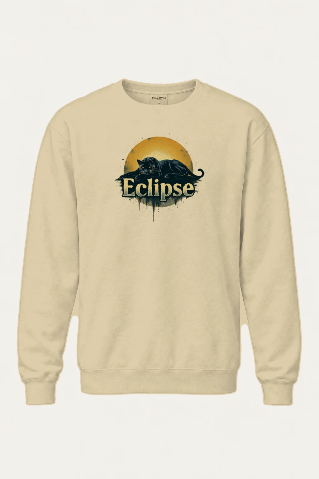 "Eclipse Panther" Heavy Blend Unisex Crewneck Sweatshirt | Gildan 18000