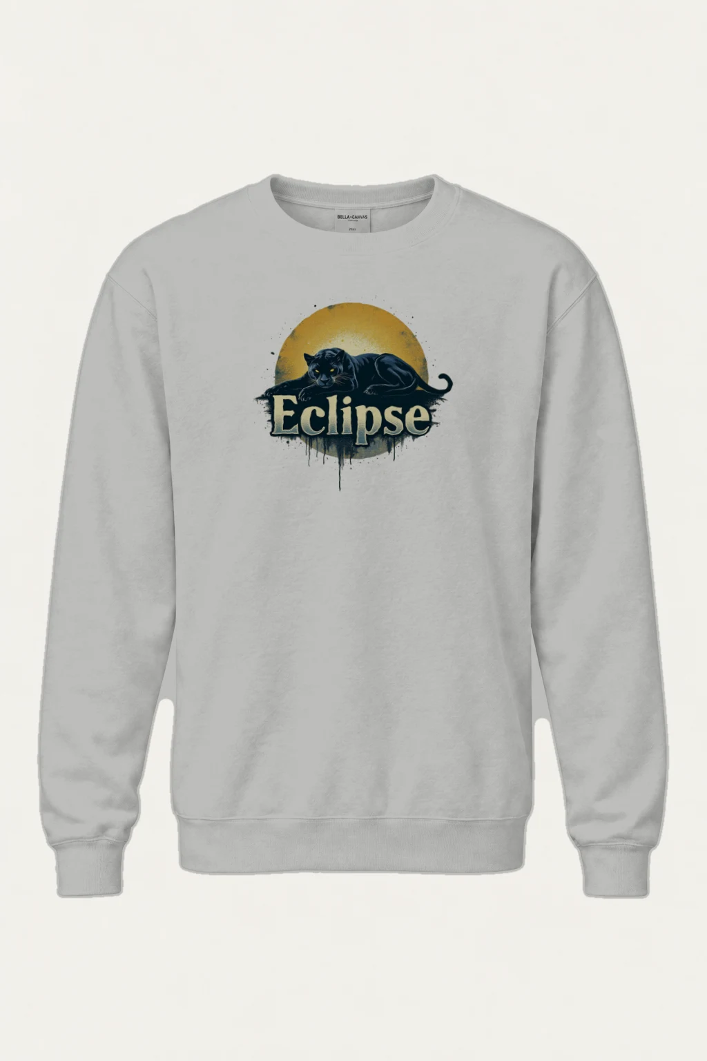 "Eclipse Panther" Heavy Blend Unisex Crewneck Sweatshirt | Gildan 18000