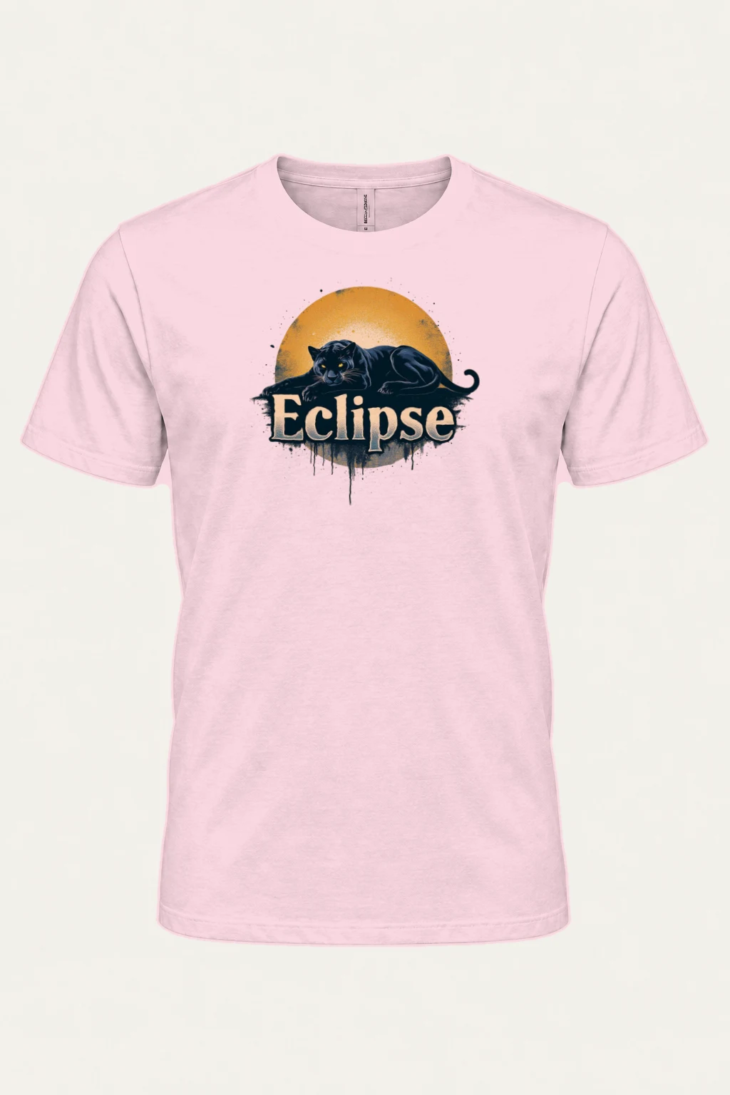 "Eclipse Panther" Heavyweight Unisex Crewneck T-shirt | Gildan 5000