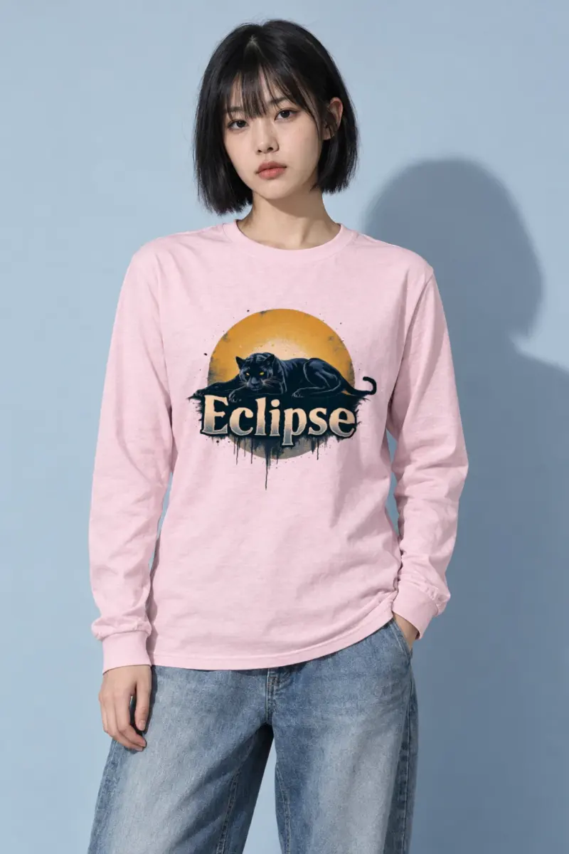 "Eclipse Panther" Unisex Longsleeve T-shirt