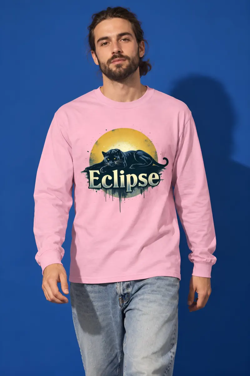 "Eclipse Panther" Unisex Longsleeve T-shirt