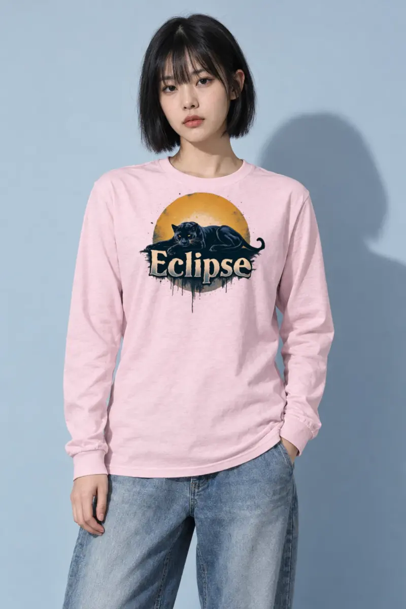 "Eclipse Panther" Unisex Longsleeve T-shirt
