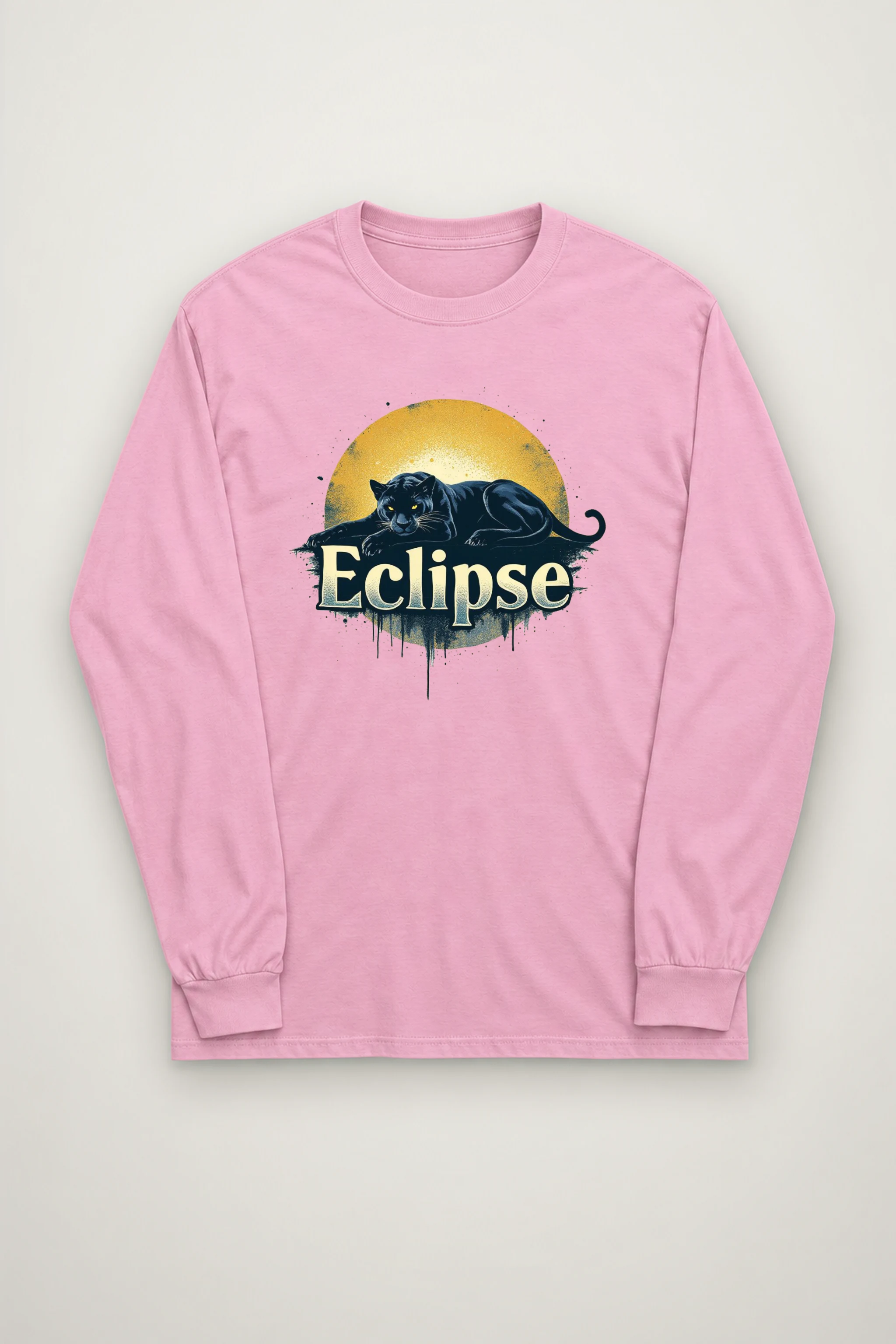 "Eclipse Panther" Unisex Longsleeve T-shirt