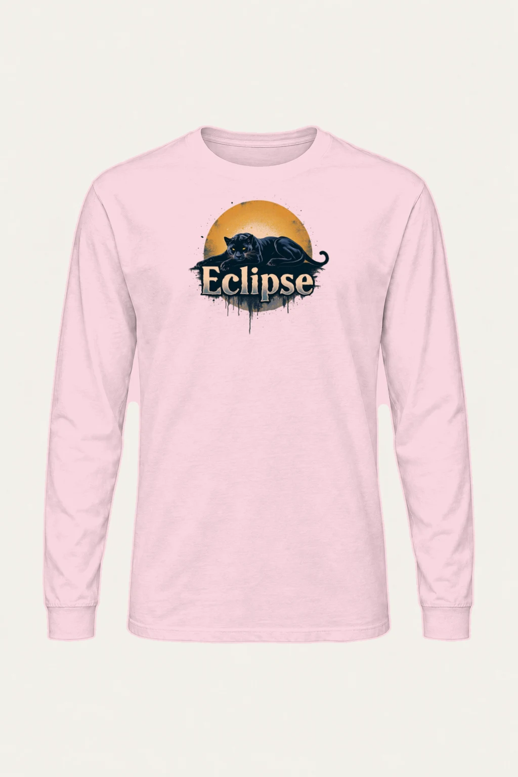 "Eclipse Panther" Unisex Longsleeve T-shirt | Gildan 2400