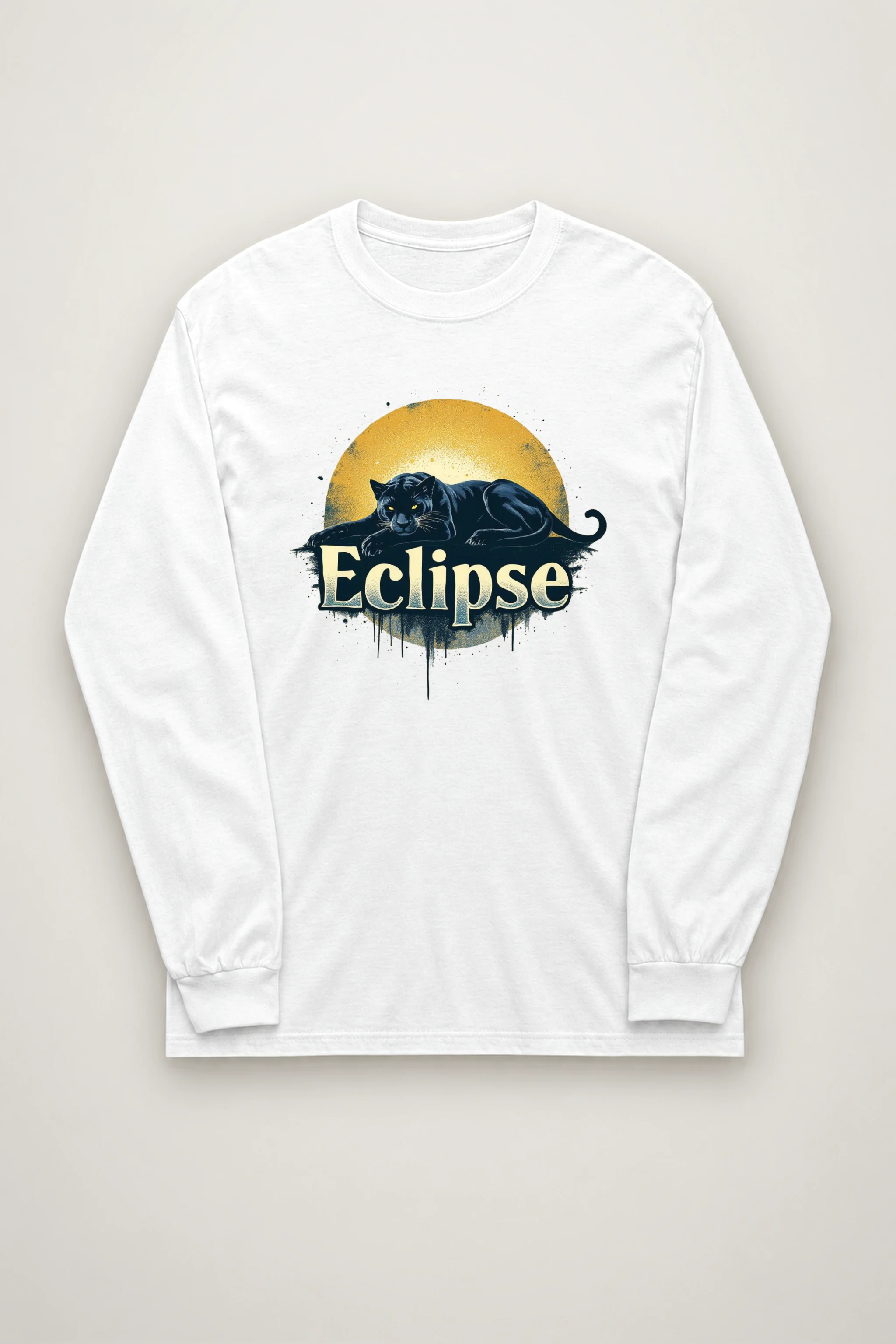 "Eclipse Panther" Unisex Longsleeve T-shirt