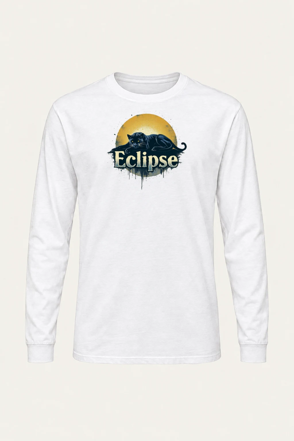 "Eclipse Panther" Unisex Longsleeve T-shirt | Gildan 2400