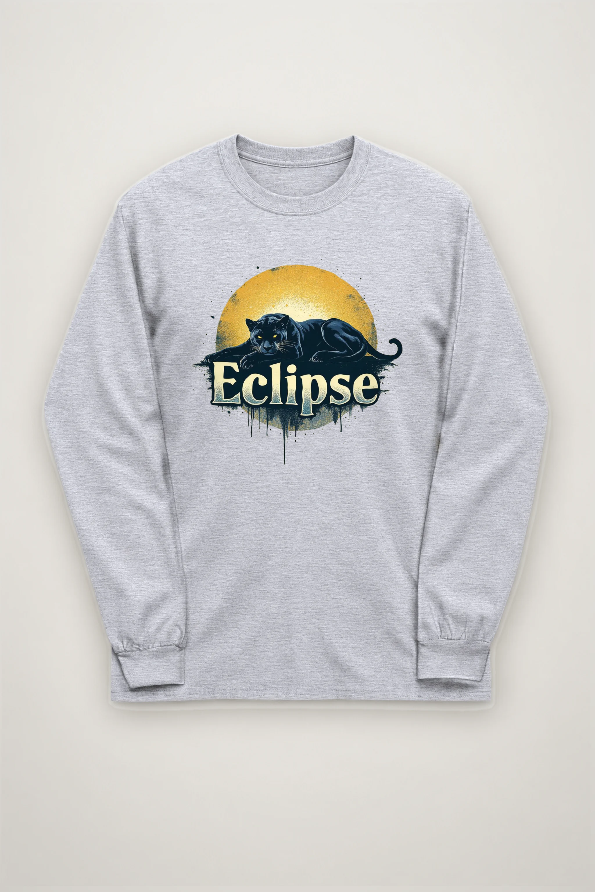 "Eclipse Panther" Unisex Longsleeve T-shirt