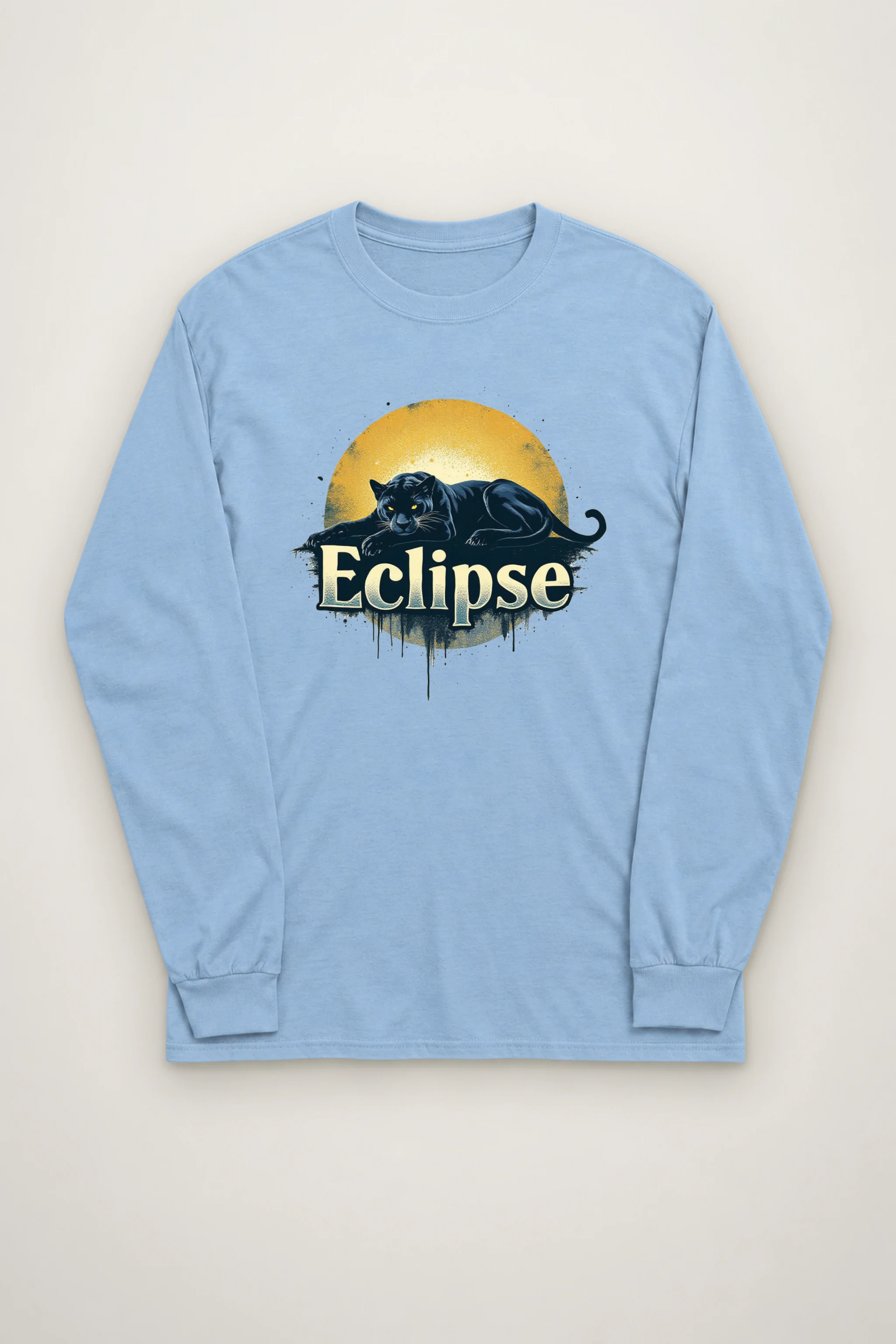 "Eclipse Panther" Unisex Longsleeve T-shirt