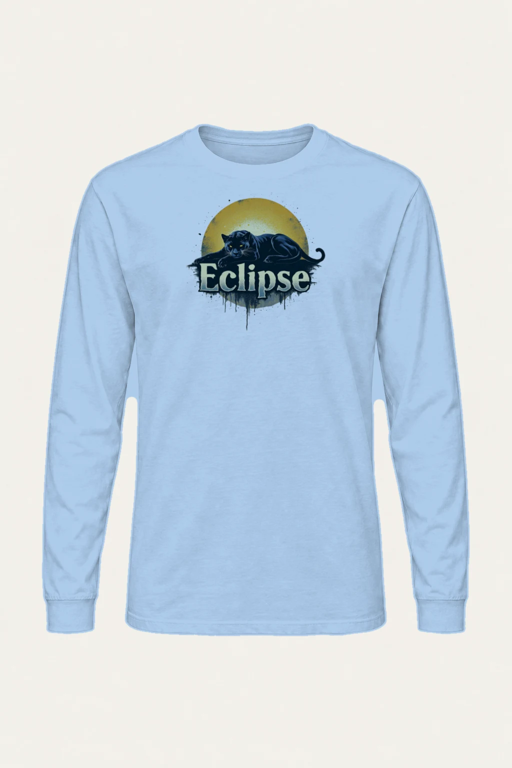 "Eclipse Panther" Unisex Longsleeve T-shirt | Gildan 2400