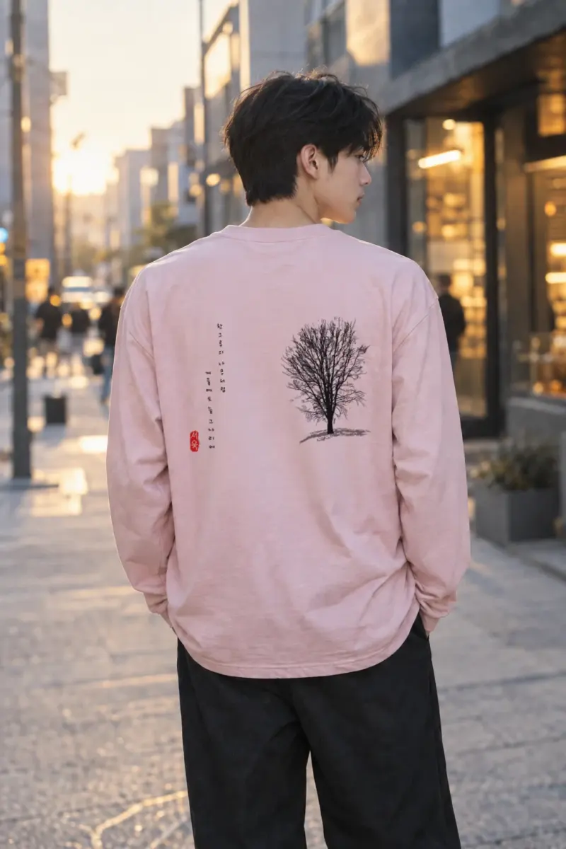 "한 그루의 나무처럼" Unisex Longsleeve T-shirt | Gildan 2400