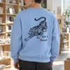 "호랑이 파워!" Heavy Blend Unisex Crewneck Sweatshirt | Gildan 18000