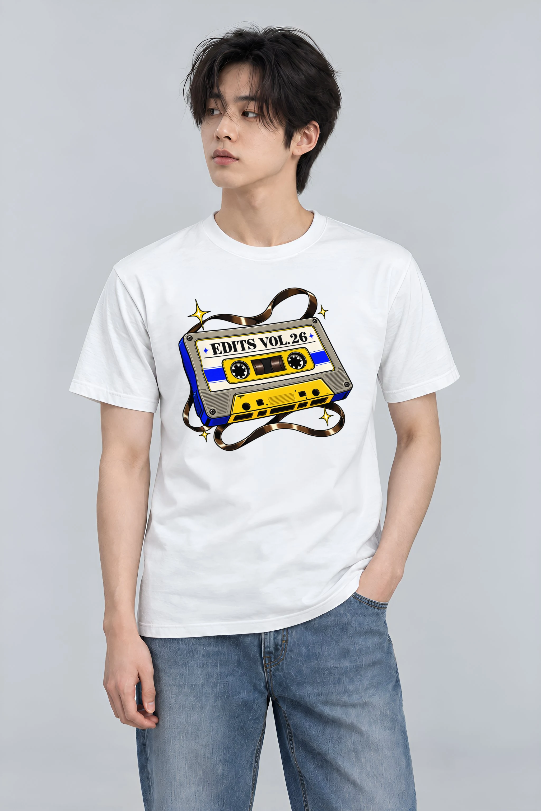 "Edits Vol.26" Heavyweight Unisex Crewneck T-shirt