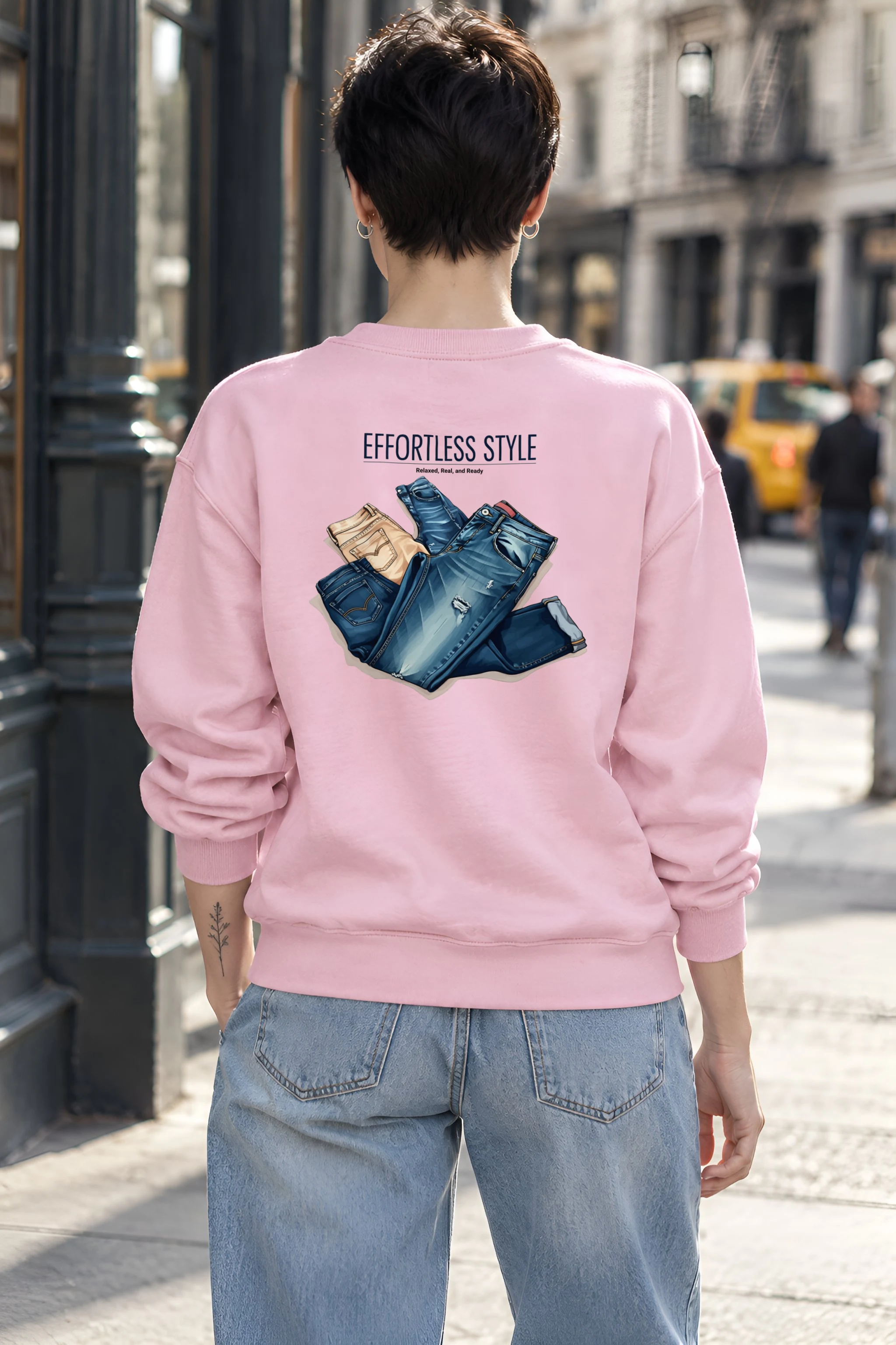 "Effortless Style" 1 Crewneck Sweatshirt