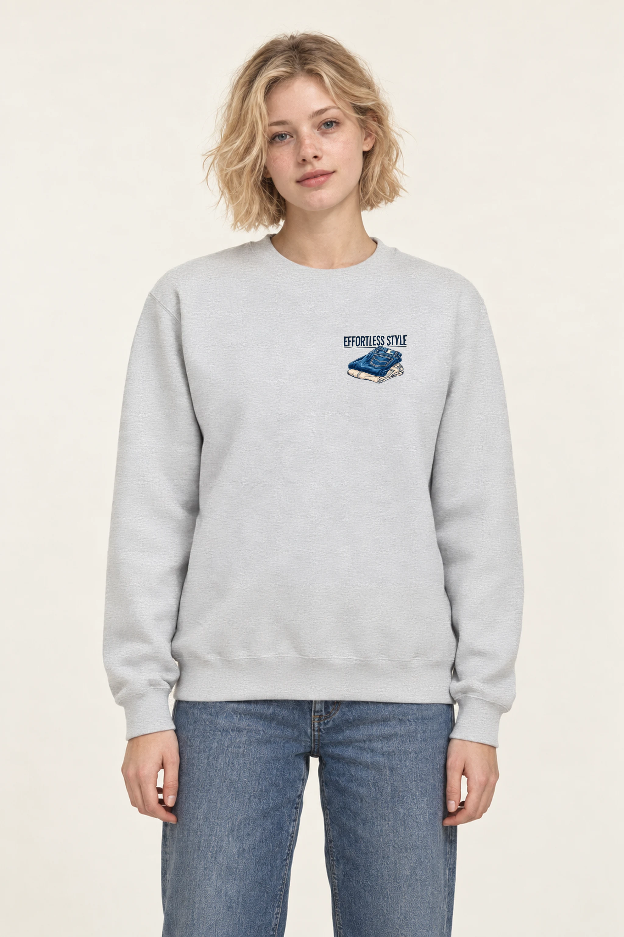 "Effortless Style" 1 Crewneck Sweatshirt