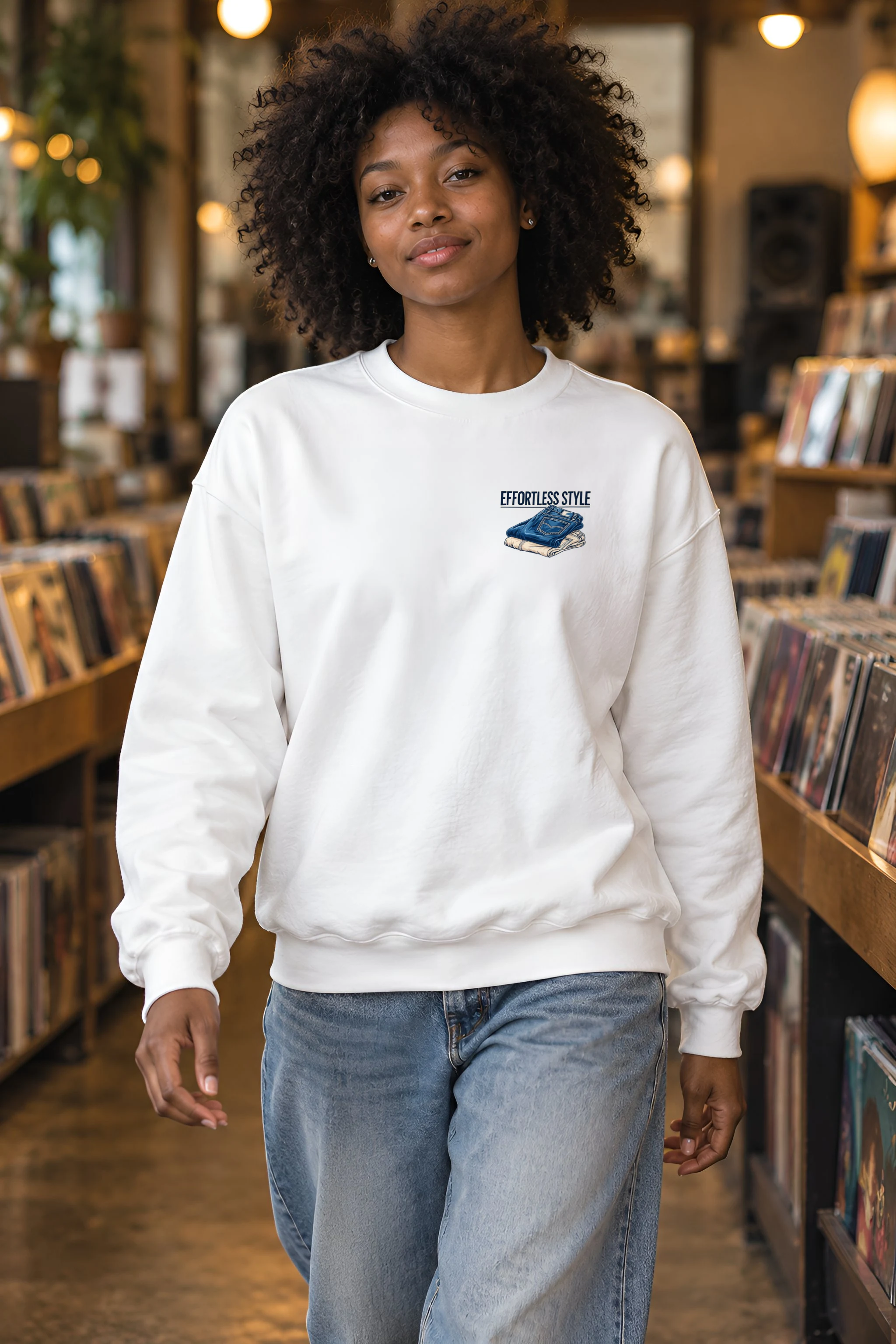"Effortless Style" 1 Crewneck Sweatshirt