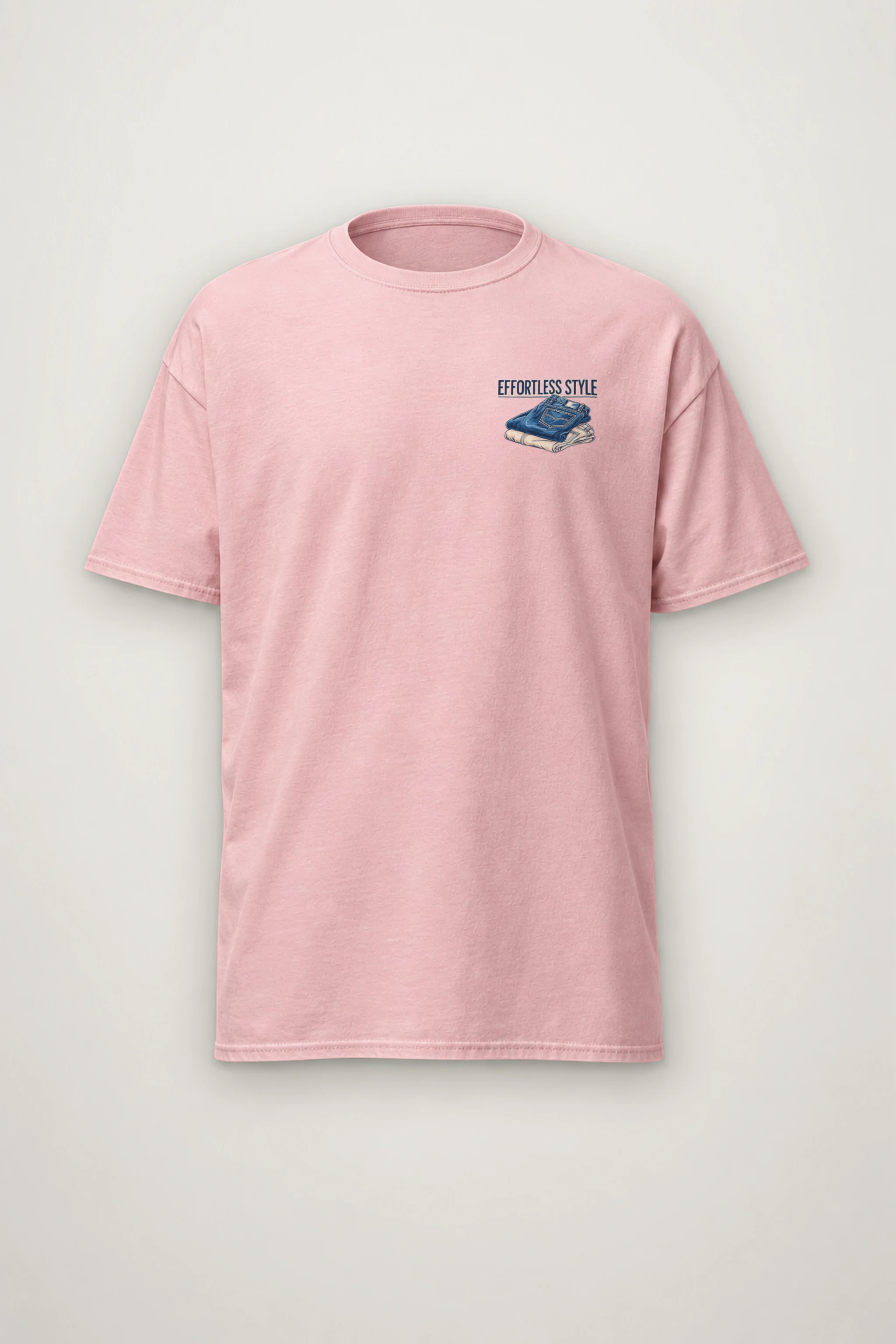 "Effortless Style" Heavyweight Unisex Crewneck T-shirt