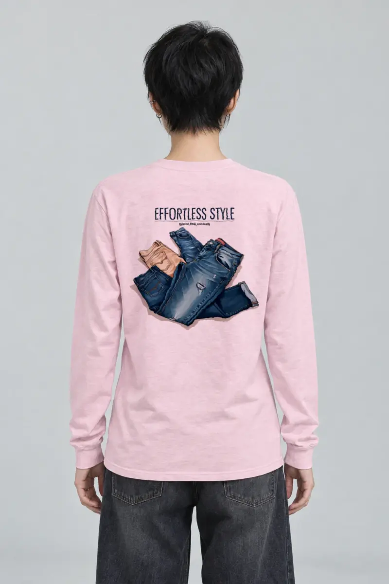 "Effortless Style" Unisex Longsleeve T-shirt | Gildan 2400