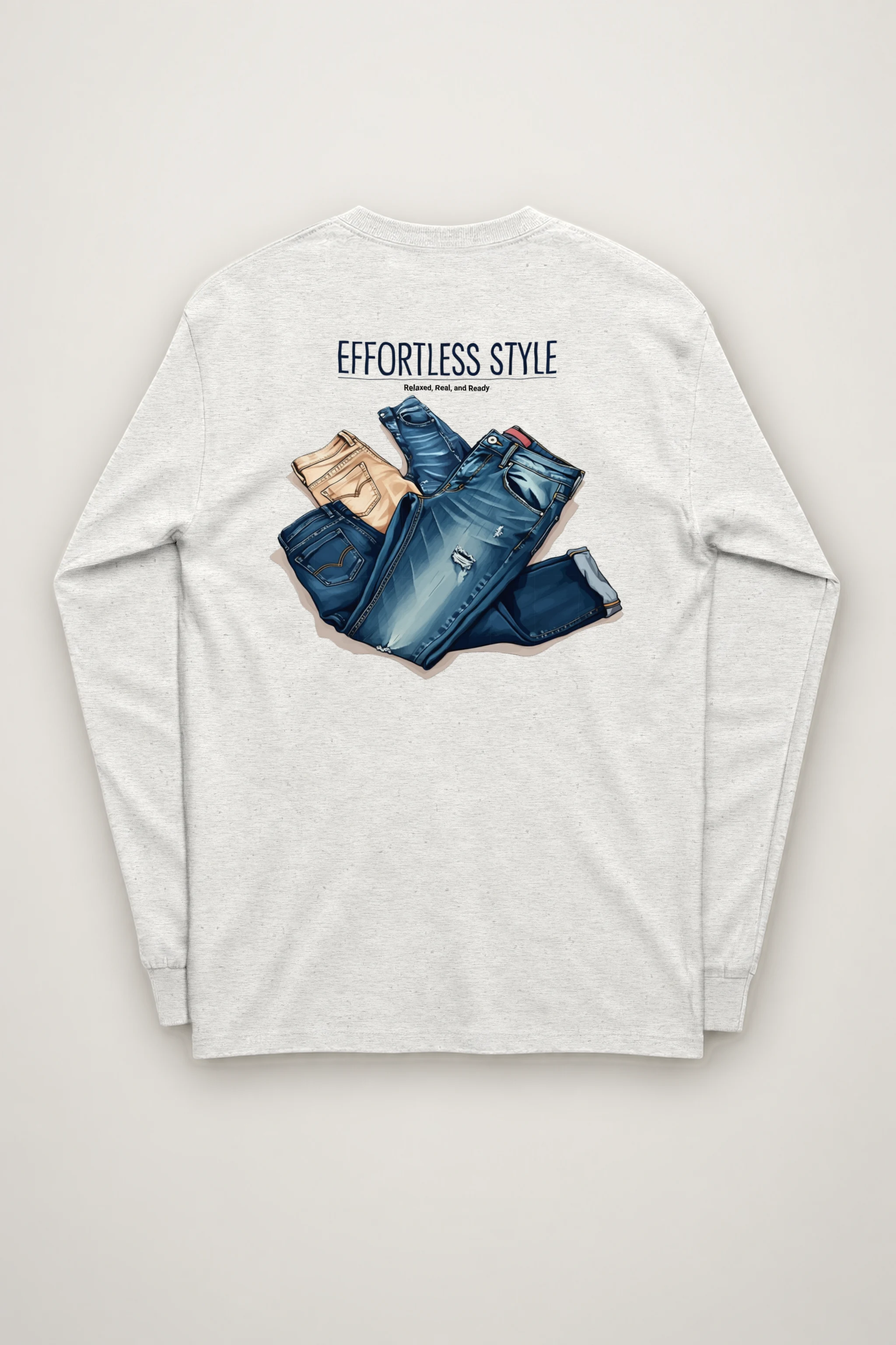 "Effortless Style" Unisex Longsleeve T-shirt