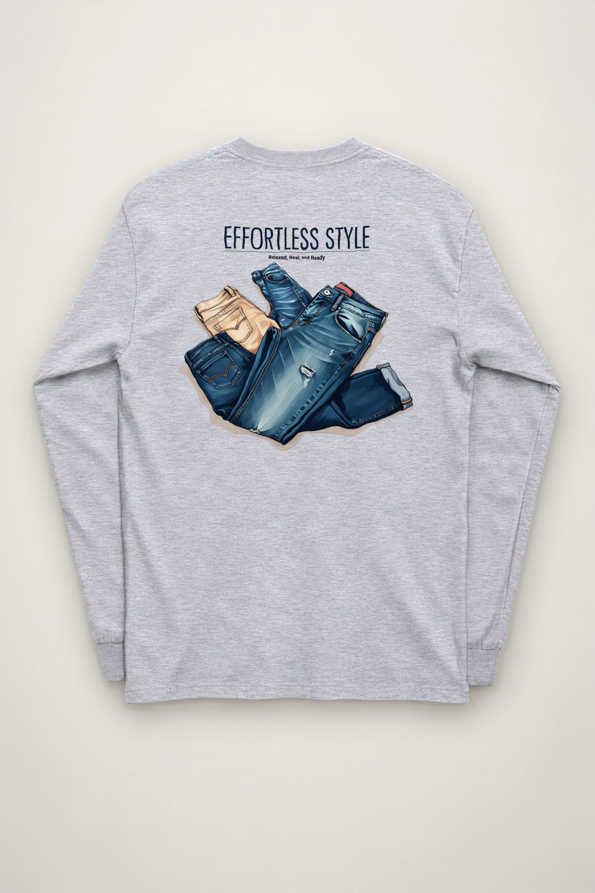 "Effortless Style" Unisex Longsleeve T-shirt