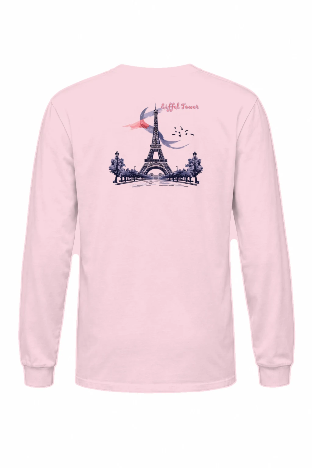 "Eiffel Tower Sketch" Unisex Longsleeve T-shirt | Gildan 2400