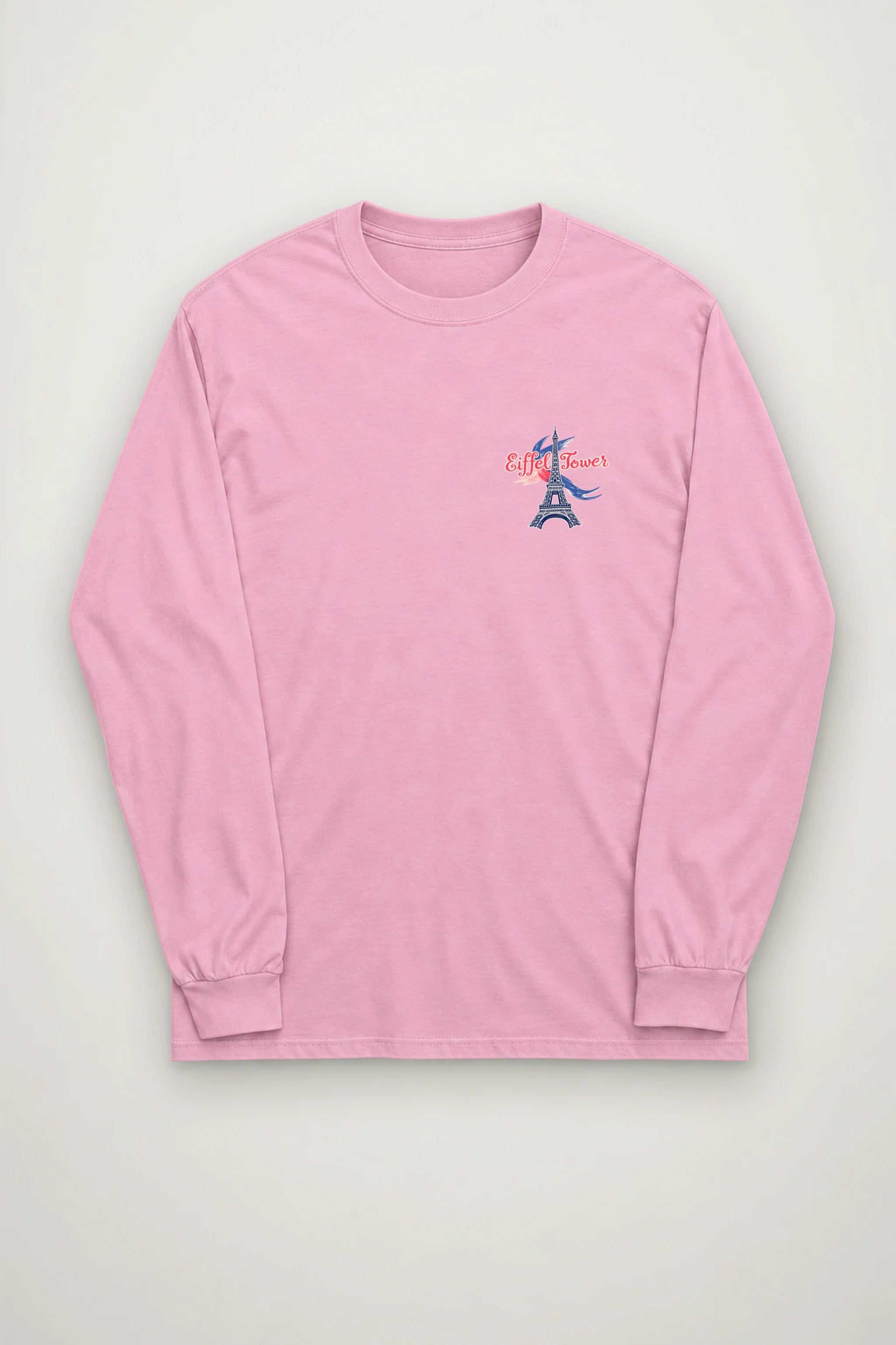 "Eiffel Tower Sketch" Unisex Longsleeve T-shirt