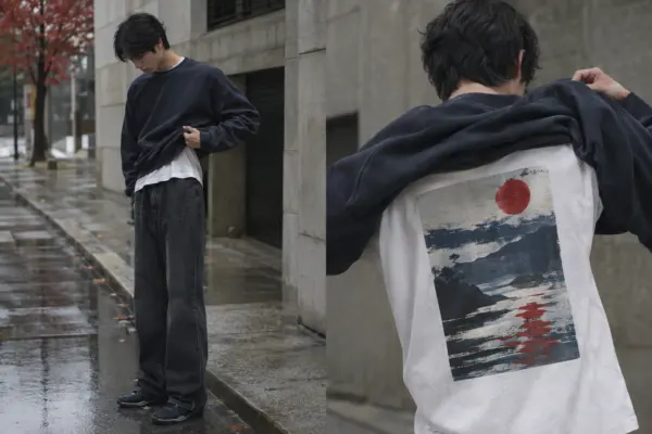 How to Layer a Graphic Tee for Fall Without Losing the Print