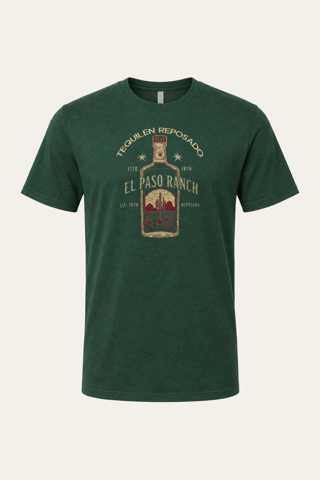 "El Paso Ranch" Heavyweight Unisex Crewneck T-shirt | Gildan 5000