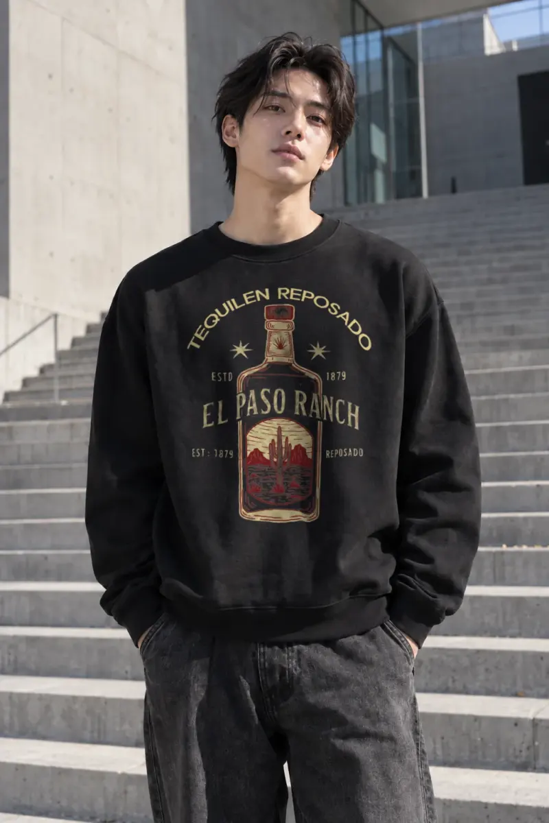 "El Paso Reposado" Heavy Blend Unisex Crewneck Sweatshirt | Gildan 18000