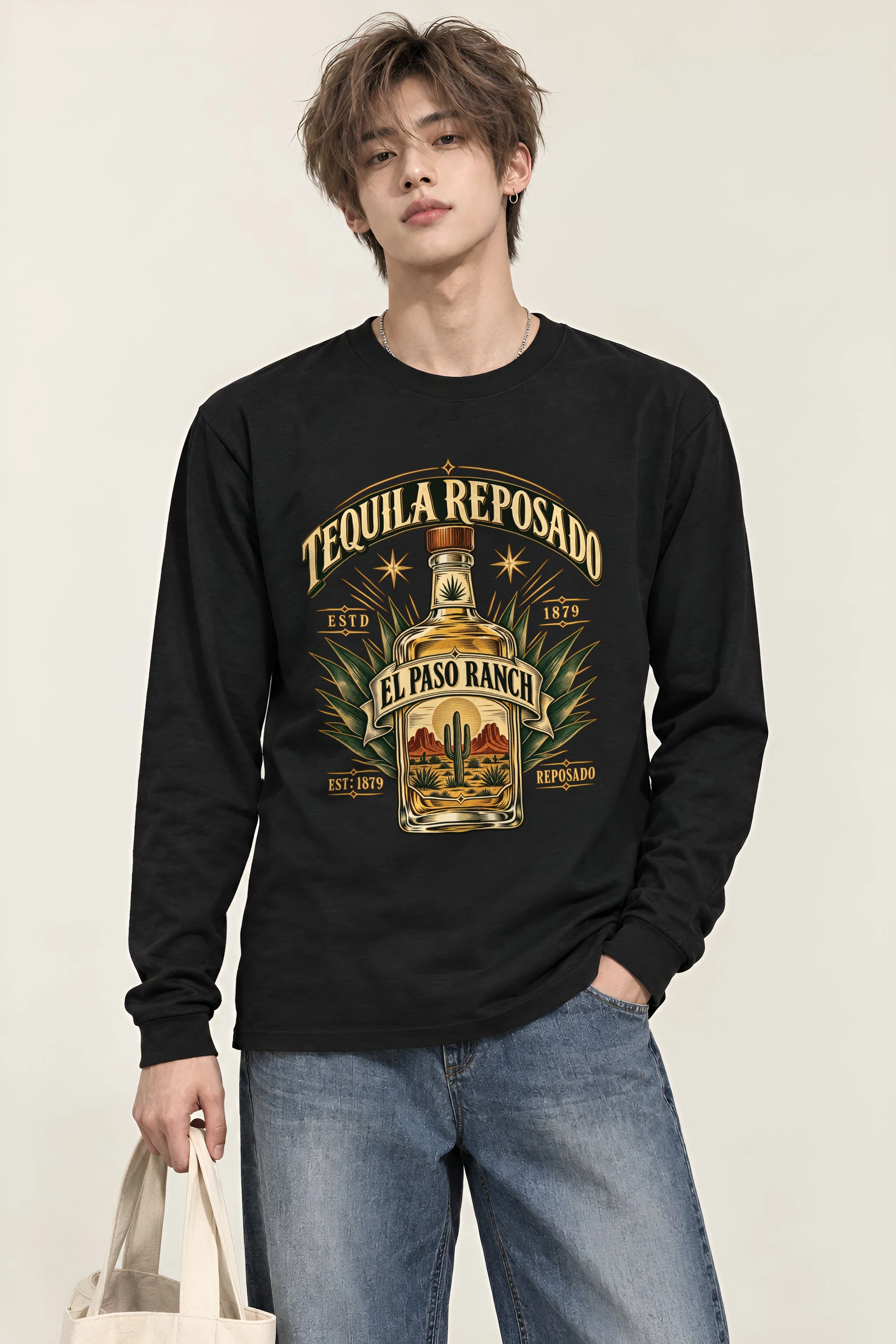 "El Paso Reposado" Unisex Longsleeve T-shirt