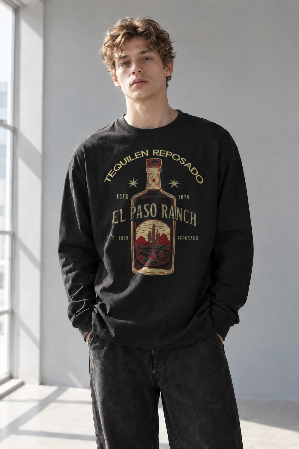 "El Paso Reposado" Unisex Longsleeve T-shirt | Gildan 2400