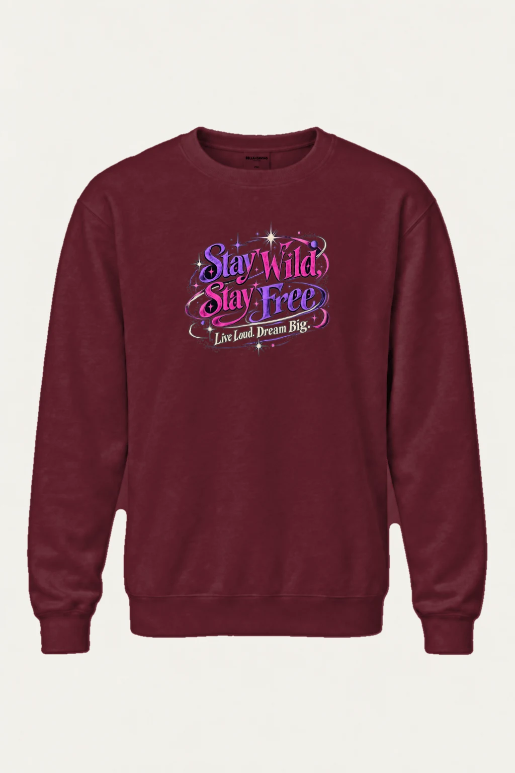"Electric Freedom Lettering" Heavy Blend Unisex Crewneck Sweatshirt | Gildan 18000